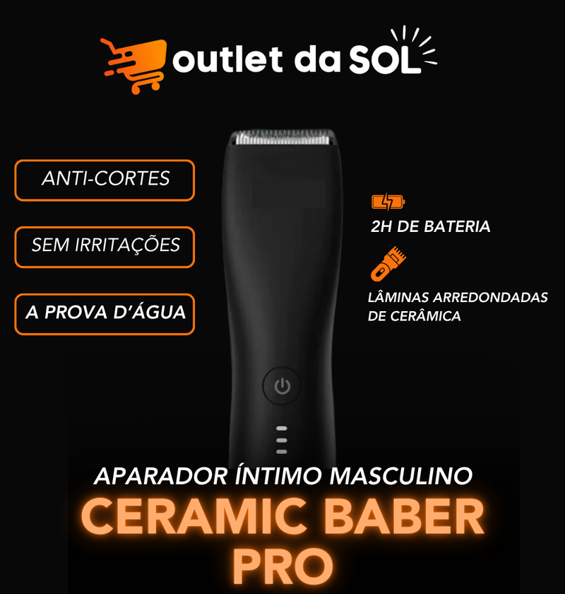 Aparador íntimo masculino Ceramic Barber Pro