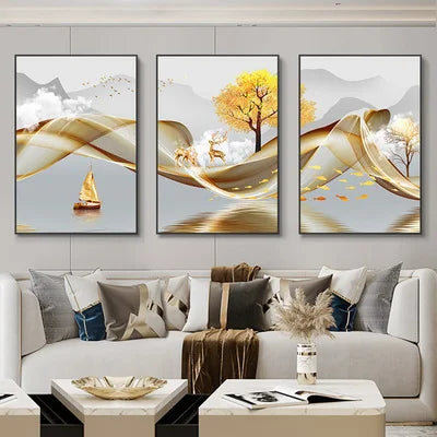 Peças de decoração de ambiente: Quadro de imagens contemporâneas