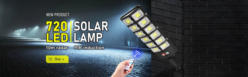 Luminária solar Solar Led