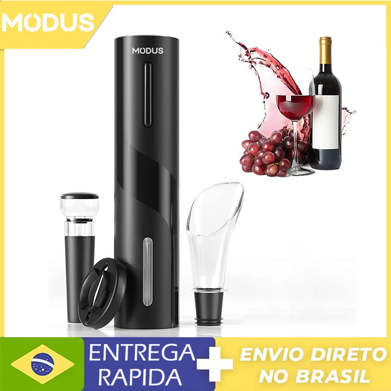 Abridor de vinhos elétrico - Sol - pilha