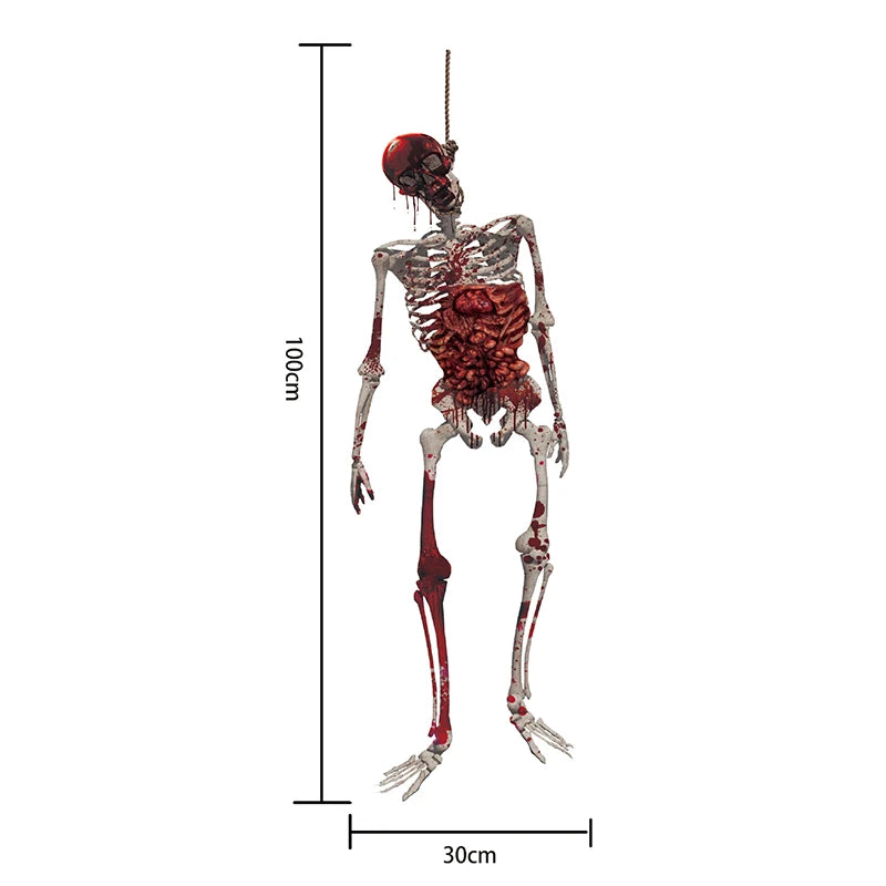 Esqueleto para decoração de ambientes "Terrible skeleton"